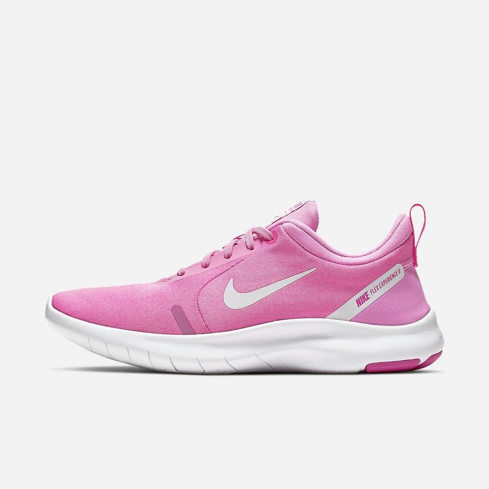 Chaussure De Running Nike Flex Experience RN 8 Rose 3809-254 Psychic Pink/Laser Fuchsia/White Femme | DZW-80577651